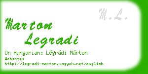 marton legradi business card