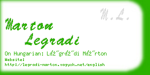 marton legradi business card